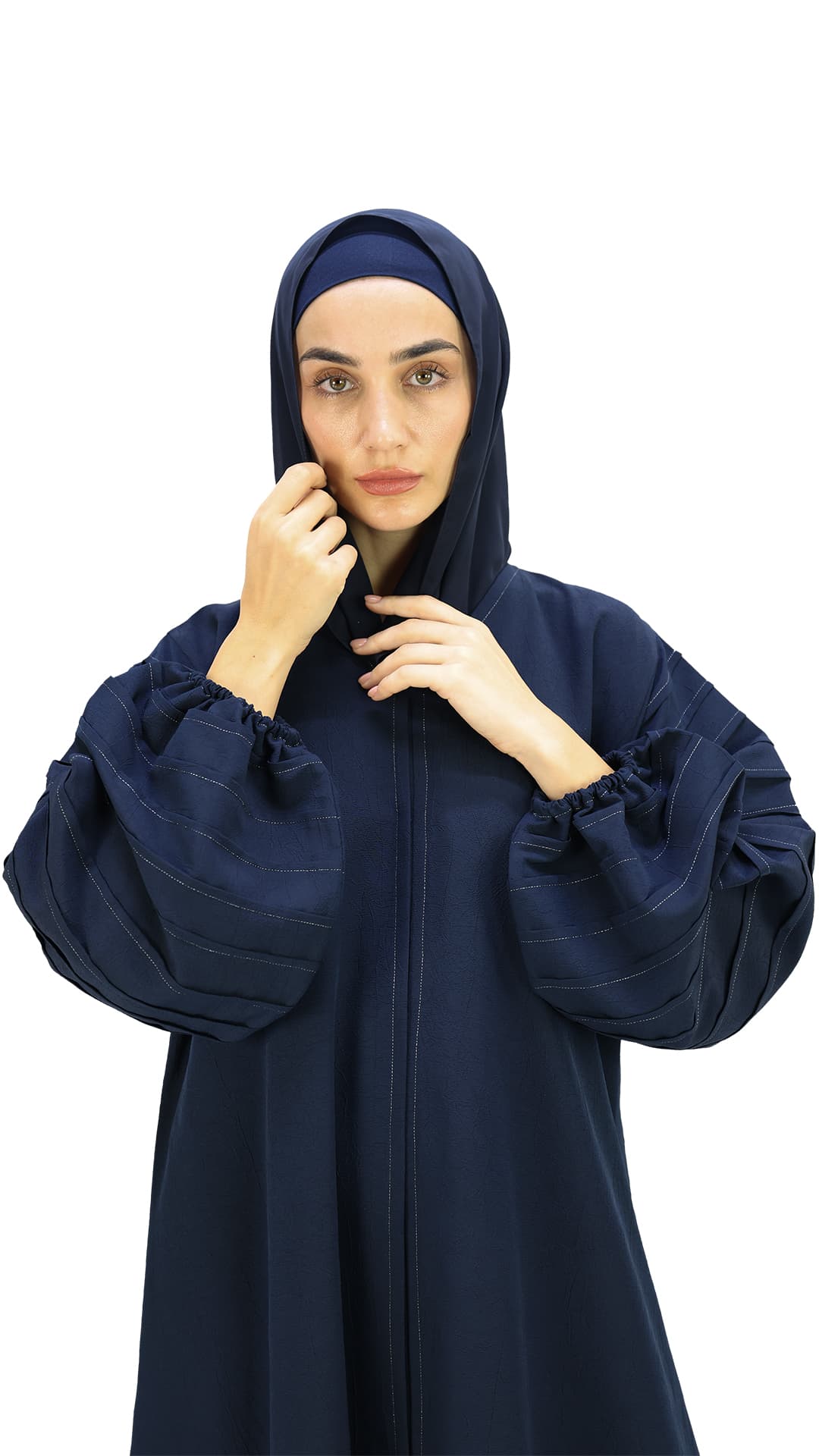 Premium textured Crepe and Organza