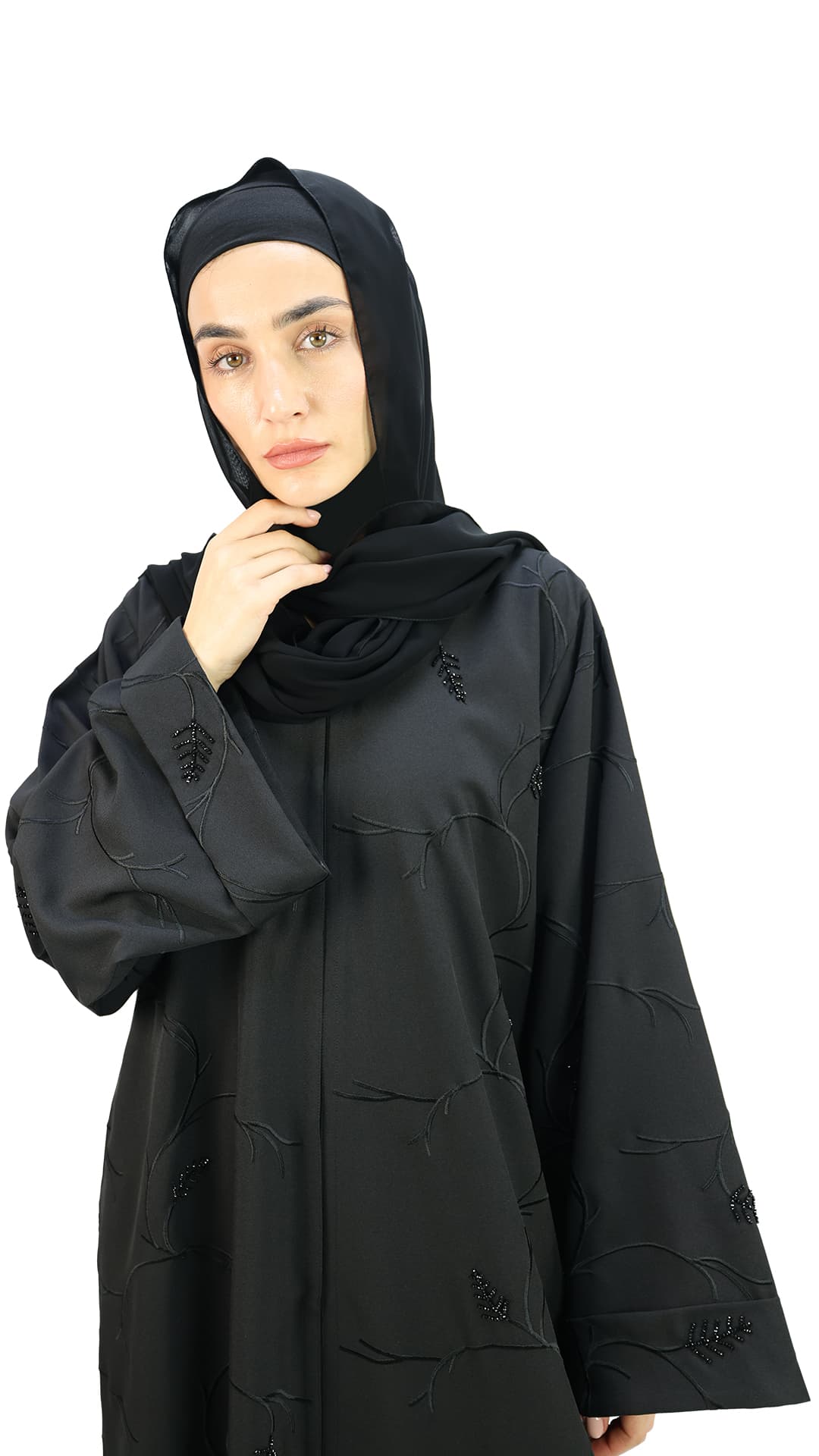 Elegant Handwork with Beads Abaya