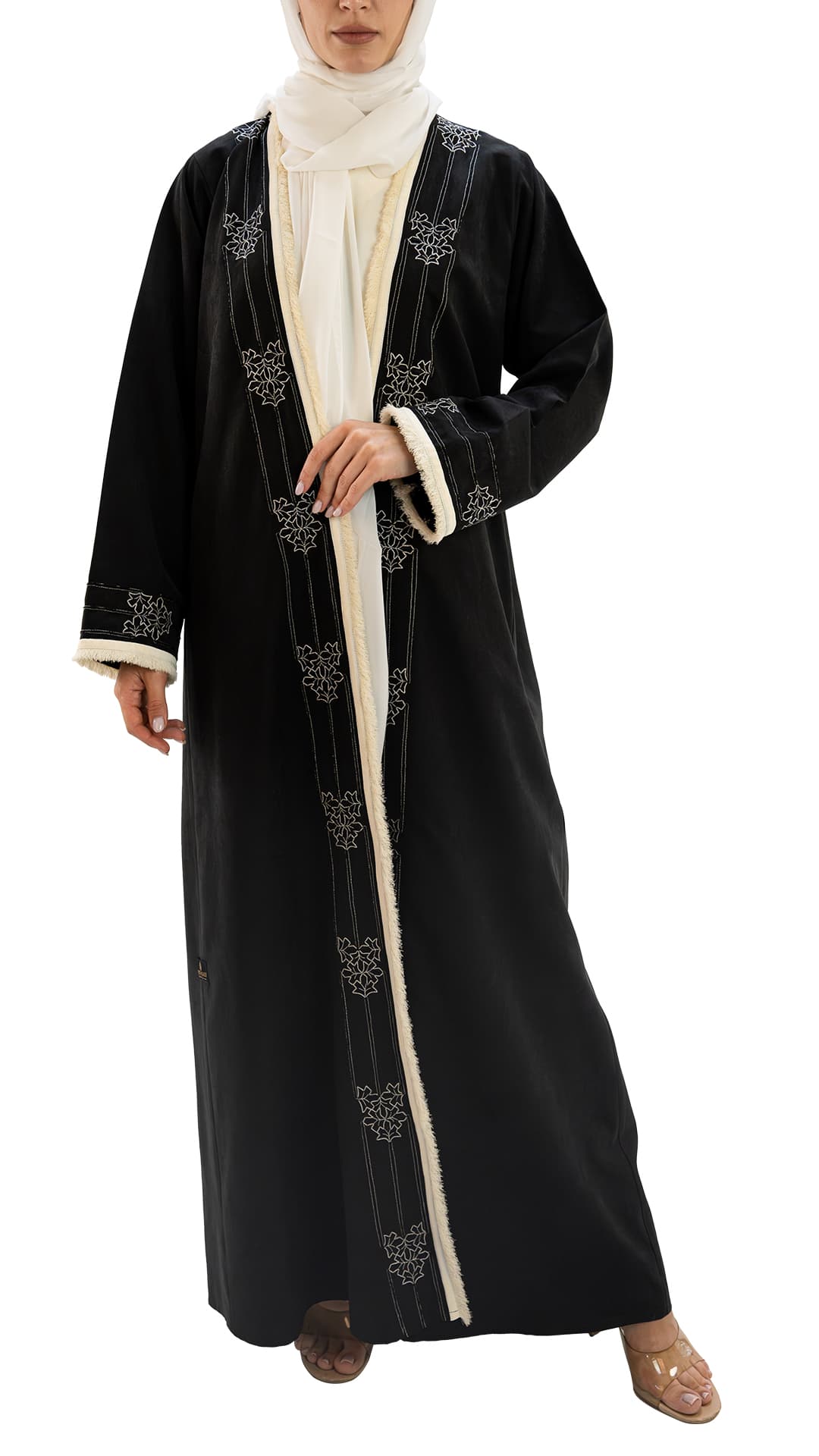 Premium soft crepe with embroidery