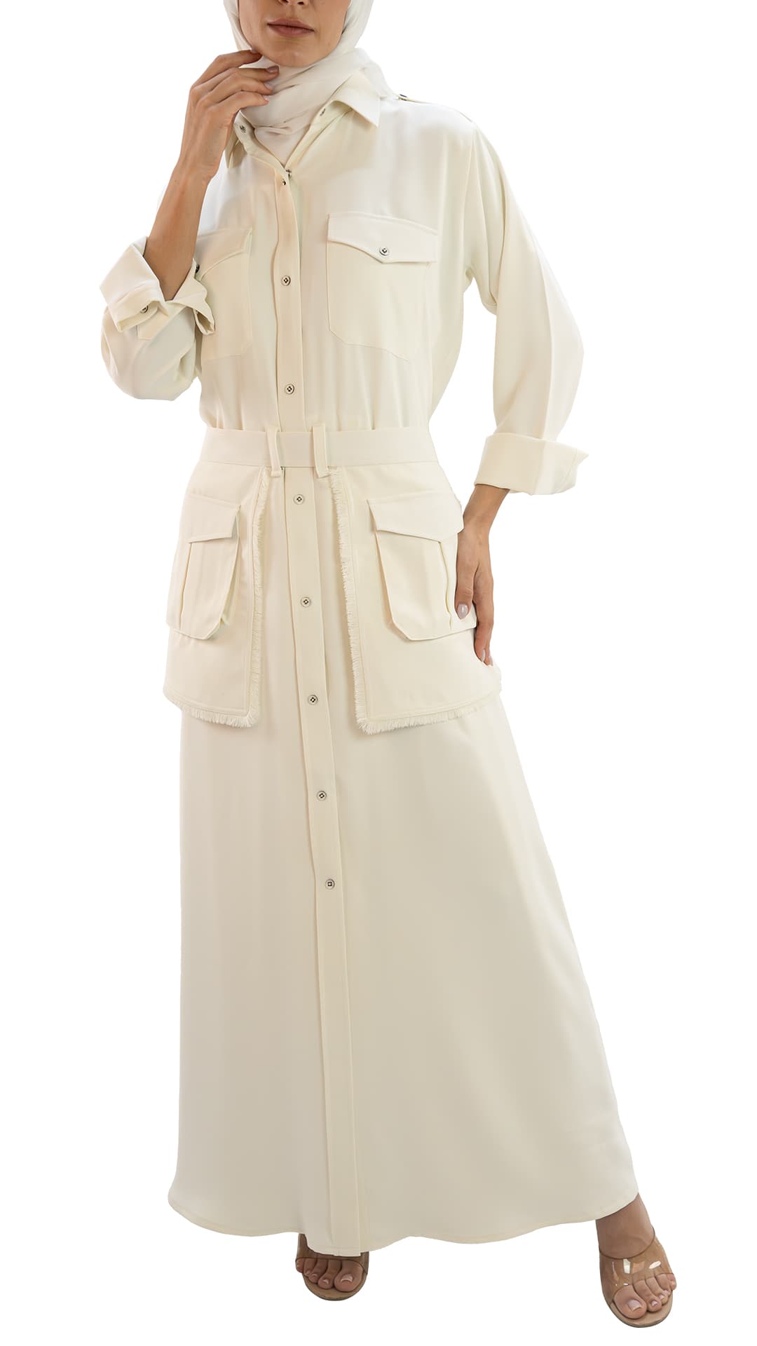 Premium Italian Crepe Coat Abaya